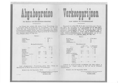 Verkoopprijzen