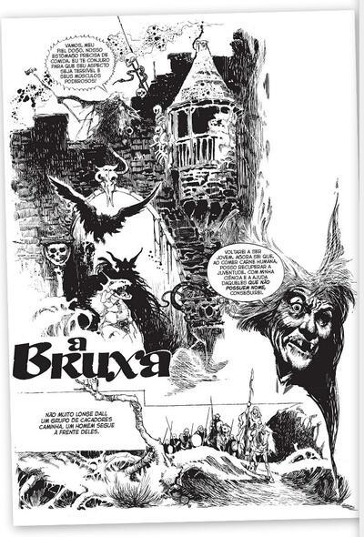 Esteban Maroto, Dax: La Bruja, ca. 1971-1972 [hier in Portugese vertaling]