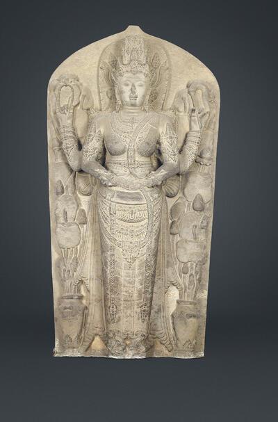 Europalia, Koningin Tribhuwanotunggadewi, 14de eeuw, Rimbi tempel, Jombang (Oost-Java), steen,