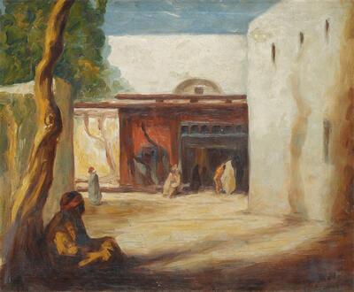 Frans Masereel, Tunis, 1909, olieverf op doek, Mireille Masereel