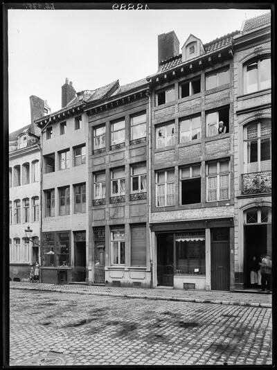 Collectie, Burgerhuizen, Hors Château, Luik, zilvergelatine op glas, 