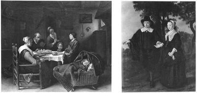 Tweede wereldoorlog, Jan Steen, Het tafelgebed, olieverf op doek, Albert Cuyp, Portret van een burgerpaar in een landschap,
