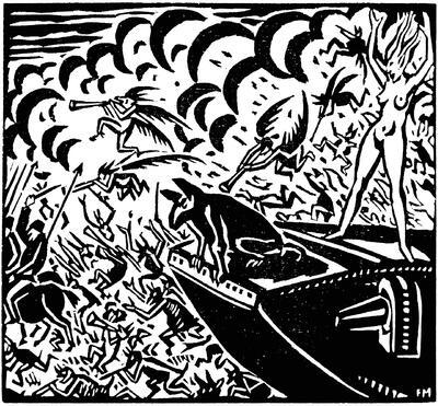 Frans Masereel, boekillustraties voor Romain Rolland, 