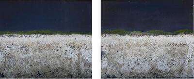 Isabel Devos, Nuit-Sur-Mer (Diptych), 2015, Inkjet op Photo-Rag / Di-Bond,