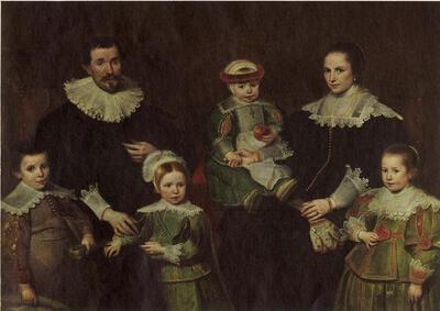 Cornelis de Vos, Familieportret, Olieverf, 