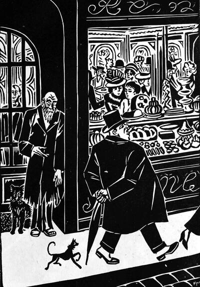 Frans Masereel, La ville, 1925, reeks van 100 houtsneden, 