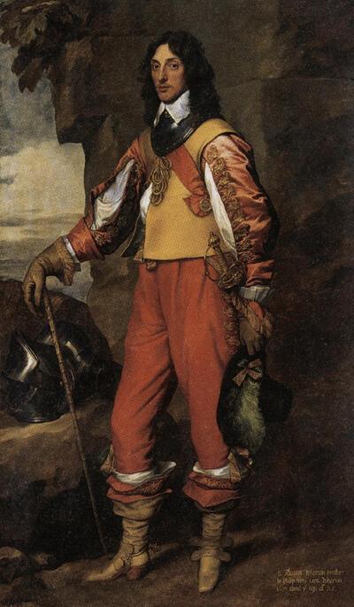 Antoon van Dyck, Portret van Sir Thomas Wharton, olieverf op doek, Hermitage