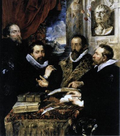 Curtius, De vier filosofen, Pieter Paul Rubens