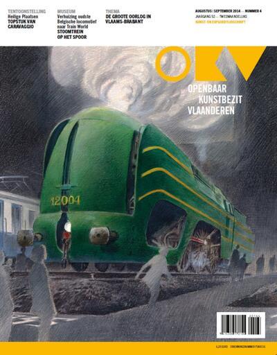 De covers van okv in de vormgeving van Rob Buytaert ( 1983-1, okv 1998-1), van Oeyen en Winters (okv 2006-1) en van Anne Verlent en Linde Desmet (okv 2014.4, okv 2021.1)