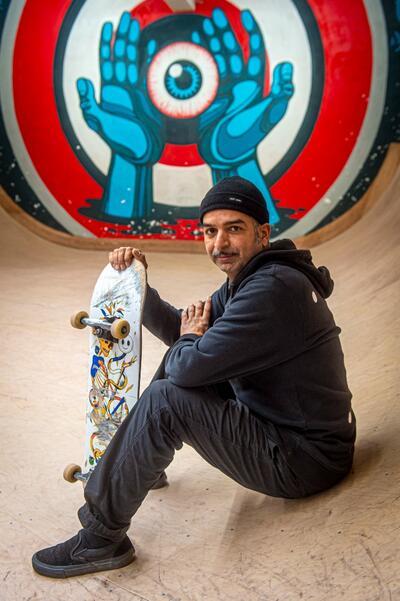 Youssef Abaoud, bezieler van ‘Byrrrh and Skate’