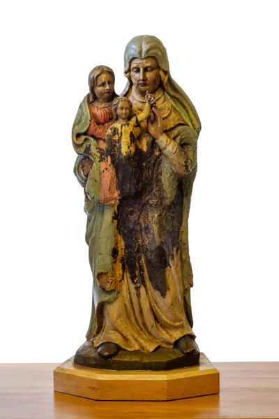 Anoniem, Sint-Anna-ten-Drieën, ca. 1400 Sint-Amanduskerk, Denderleeuw
