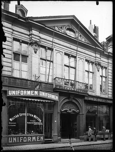 Collectie, Anoniem, Burgerhuis, Veldstraat, Gent, zilvergelatine op glas, 