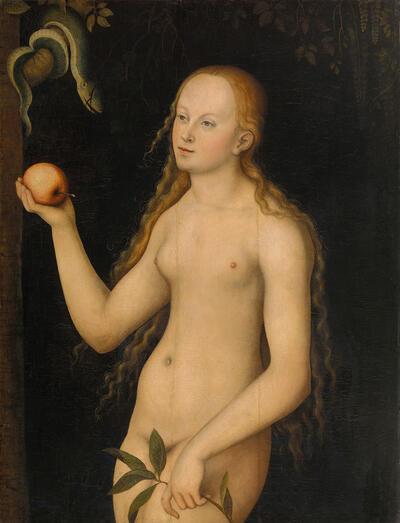 Tweede wereldoorlog, Lucas I Cranach, Eva, olieverf op paneel,
