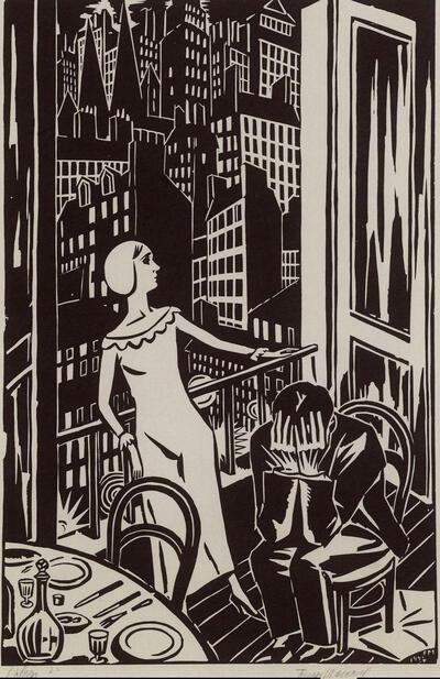 Frans Masereel, Spleen, Houtsnede,