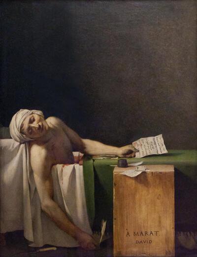 Jacques-Louis David - De moord op Marat