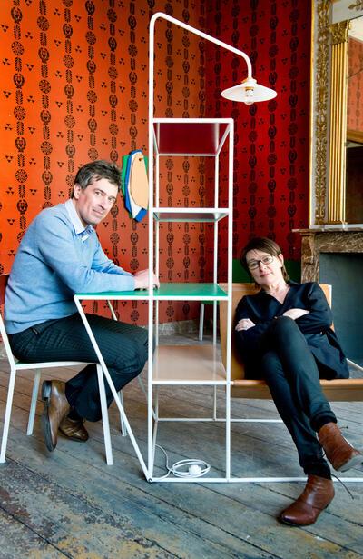 Design, Frank Huygens en Katrien Laporte bij Installation S van Muller Van Severen  uit de museumcollectie 