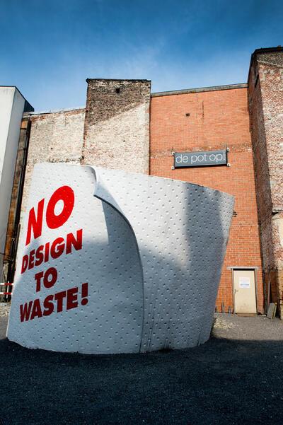 Zicht op het museum in de Drabstraat, design,