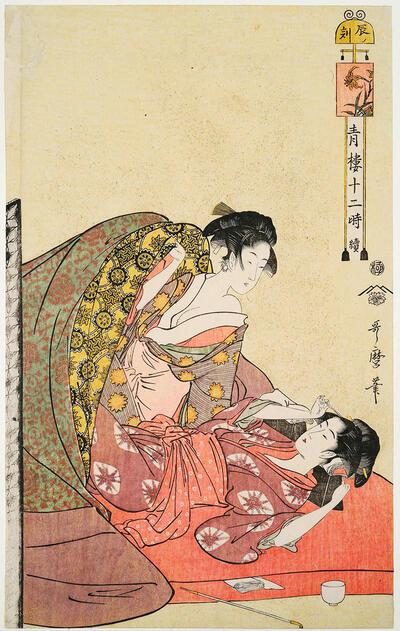 Ukiyo-e, Kitagawa Utamaro, Gheisha’s KONINKLIJKE MUSEA VOOR KUNST EN GESCHIEDENIS, BRUSSEL