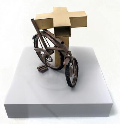 Panamarenko, Zwitserse fiets, 1969 Collectie M HKA, Antwerpen