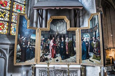 Sint-Gummaruskerk, Goossen van der Weyden, Colibranttriptiek, 1516, olieverf op paneel