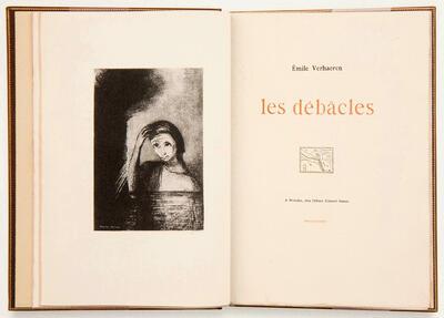 mile Verhaeren, Odilon Redon, Mes Doigts, 1888, frontispice van Les Débâcles
