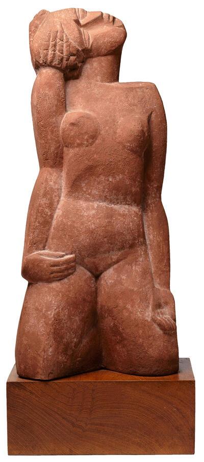 Jozef Cantré, Meisjestorso, 1928-29, terracotta, Collectie mudel Deinze