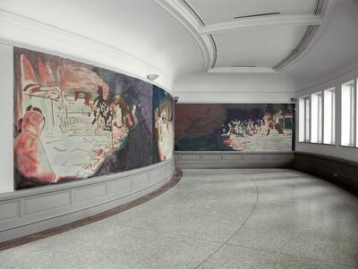 Luc Tuymans, The Arena, 2017, fresco Museum voor Schone Kunsten Gent - Courtesy Studio Luc Tuymans