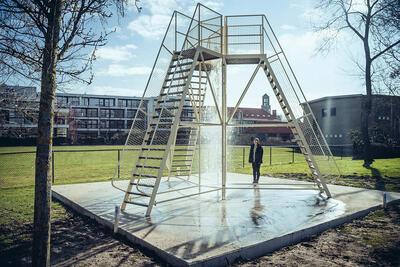 Beaufort, In de tuin van cc Scharpoord in Knokke-Heist: Leon Vrancken, Fluid Axis