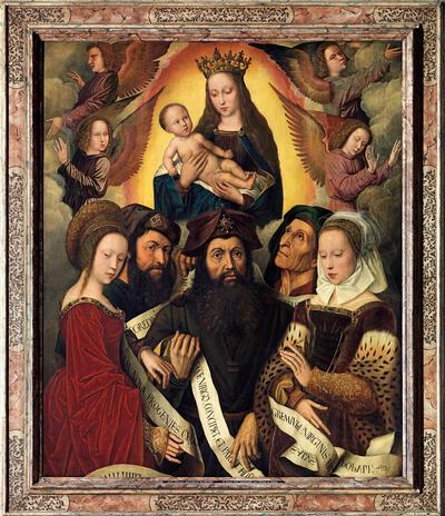 Ambrosius Benson (ca. 1495-1550), Deipara Virgo, ca. 1530, olieverf op paneel, Petrus Alamire,