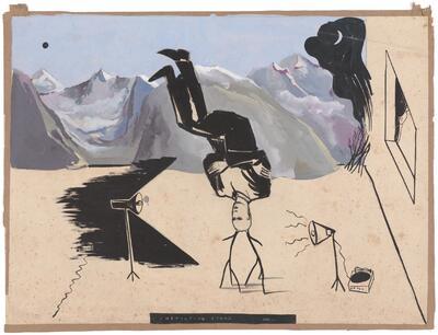 Joris Ghekiere, zonder titel, 56 x 77 cm, 1991