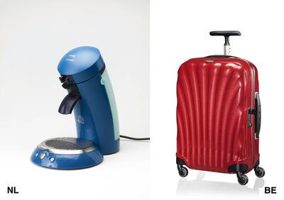 Waac’s Design & Consultancy, Senseo, 2003, uitvoering Philips/Douwe Egberts, Erik Sijmons, Samsonite Cosmolite, 2009