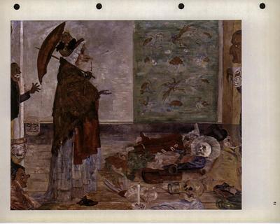 James Ensor  De verwondering van het masker Wouse, Olie op doek, Terugblik,