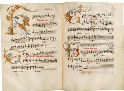 Petrus Alamire, Brussel, KBR, Occo Codex, Matthieu Gascogne, Missa Myn hert altyt heeft verlanghen, Kyrie