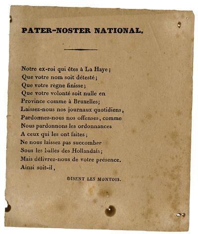 Nationaal Onzevader, ca. 1830, Nederlanden,