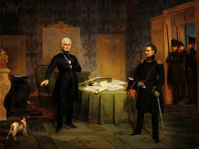 Poging tot staatsgreep in Gent door luitenant-kolonel Grégoire, 1831, J. Van der Plaetsen, Nederlanden,