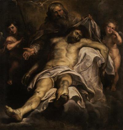 Peter Paul Rubens, Heilige Drievuldigheid, 1620, olieverf op paneel, Bergamo,