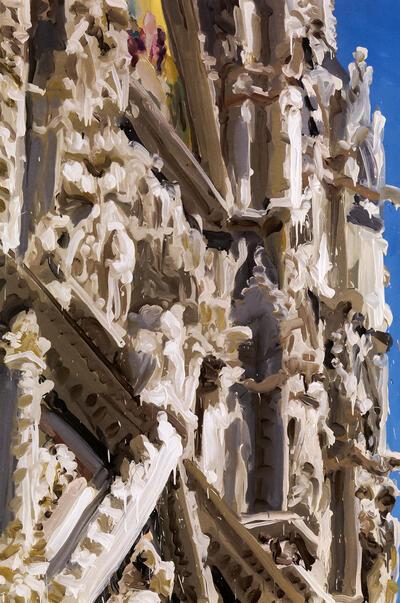 Jan De Vliegher, Duomo Siena, olieverf op doek, 