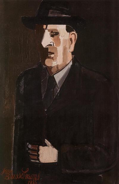 Jean Brusselmans, Zelfportret, 1935, olieverf op doek, 