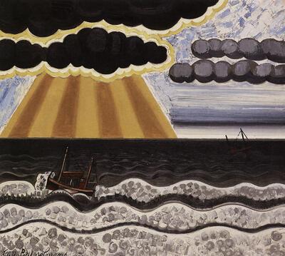 Jean Brusselmans, Het onweder, 1938, olieverf op doek,