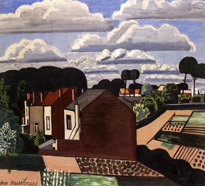Jean Brusselmans, Tuinen, 1934, olieverf op doek,