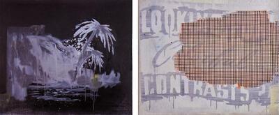 Manor Grunewald, Effective refreshing, Looking for colorfull contrasts, 2010, olieverf en acryl op doek,