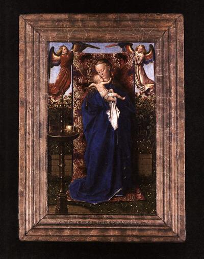 Jan van Eyck, Madonna bij de fontein, 1439, MAS,