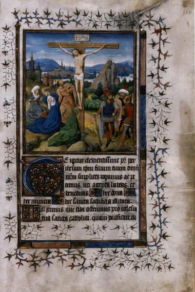 Pontificale van de katheraal van Sens, miniatuur,