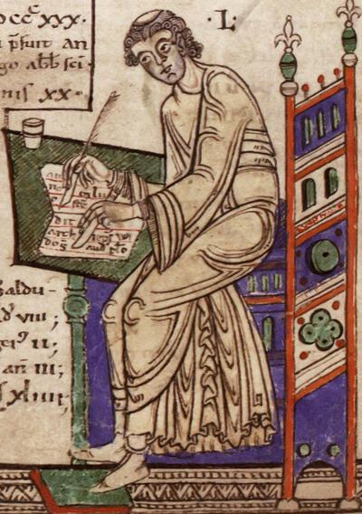 Liber Floridus, f. 13 Universiteitsbibliotheek Gent, miniatuur,