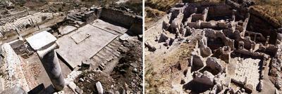 De voormalige tempel ter ere van Apollo Klarios werd omgebouwd tot een christelijke basiliek. Rond 400 na Christus verrees in het oosten van de stad, buiten de muren, een enorme villa. Het complex telde vermoede/ijk nagenoeg honderd kamers, waaronder banketzalen, thermen en luxueus ingerichte audiëntiezalen. Een villa uit de eerste -tweede eeuw vormde de kern van het complex. Sagalassos,