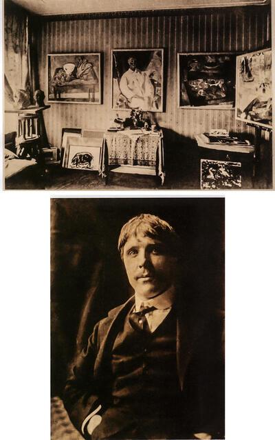 De jonge Rik Wouters, Het appartement van het echtpaar Wouters op de Kost-verlorenkade in Amsterdam (1915-1916)