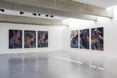 Simon Verheylesonne, SITE.C.SC01, C-print en gouache