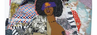 Mickalene Thomas, Portrait of Maya #8, 2015.