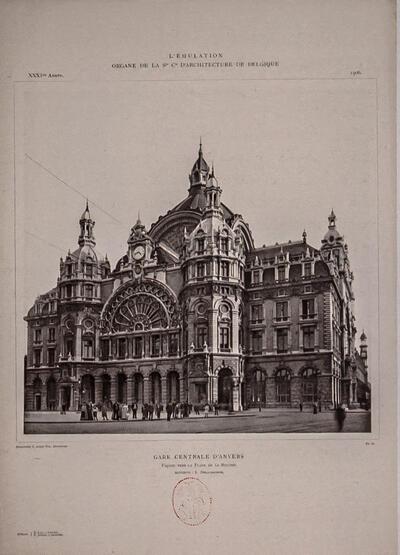 Louis Delacenserie, Station, Antwerpen,