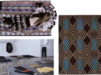 Textielkunst, Rosemarie Trockel, Leben Heist Strumphosen Stricken, Varvara Stepanova, Texile Design, Bojan Sarcevic, Favorite Clothes Wom While She Worked,